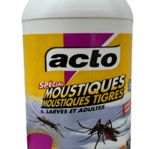LIQUIDE CONCENTRE SPECIAL MOUSTIQUE ACTO BIDON 500ML ( 5000 M2 )